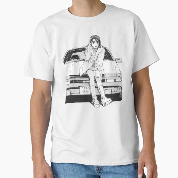 Initial D Natsuki Drift Touge Anime Eurobeat Classic T-Shirt