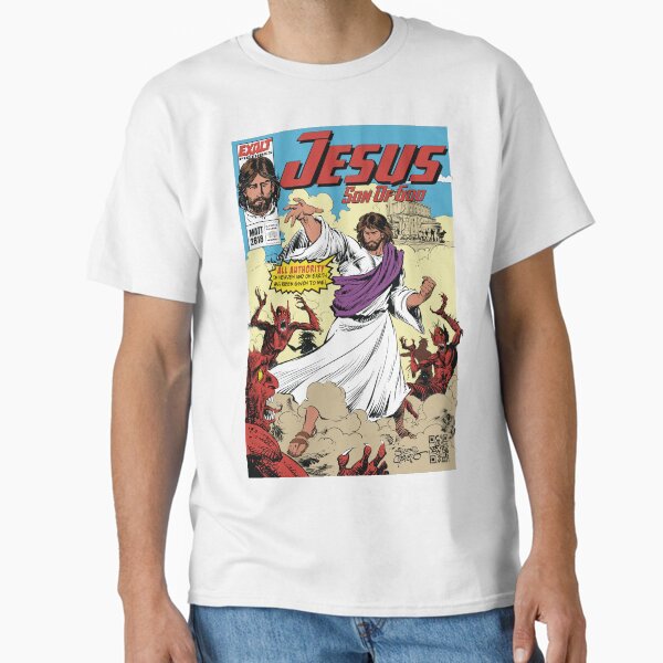 Jesus Son of God Comic Cover All Authority Classic T-Shirt