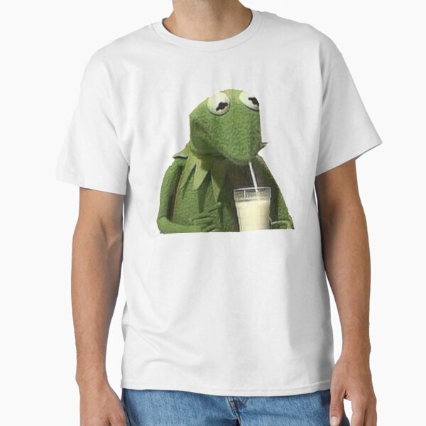 Kermit Drinks Milk Classic T-Shirt