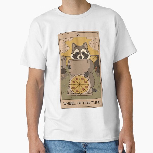 Wheel of Fortune - Raccoons Tarot Classic T-Shirt