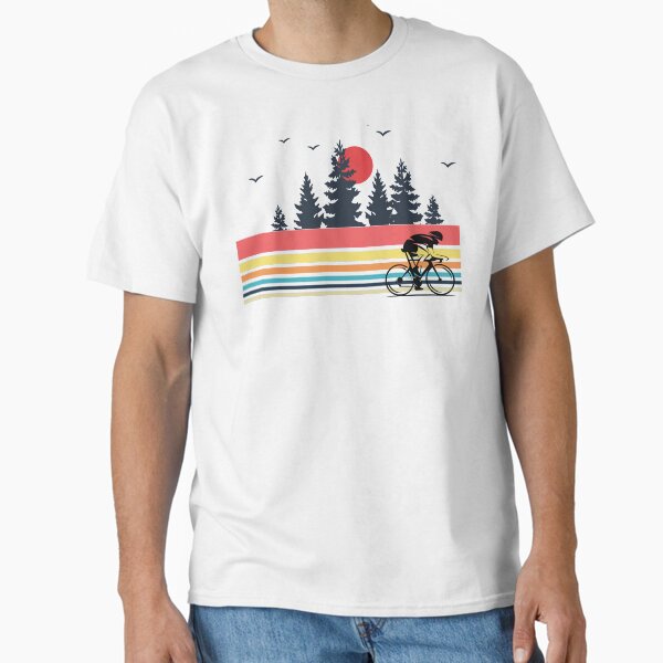 Vintage Retro Bicycle Cycling Mountain Bike Outdoor Cyclist Gifts Classic T-Shirt