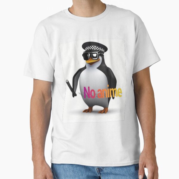 No Anime Penguin Classic T-Shirt