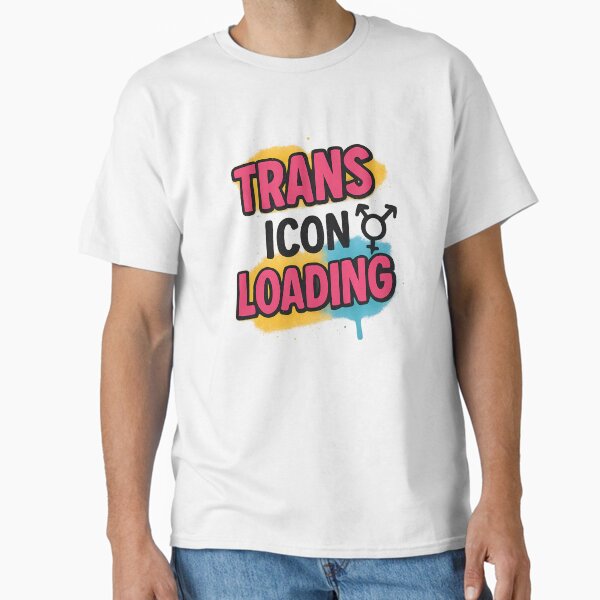 Trans Icon Loading – Bold Pride Art Classic T-Shirt