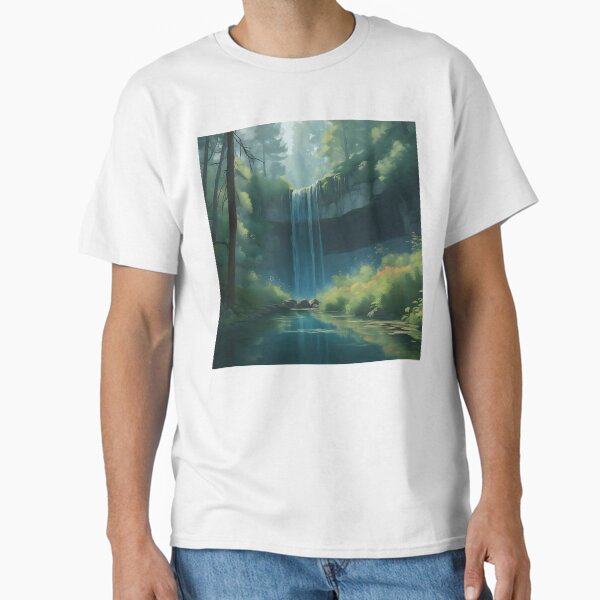 Waterfall in the Forest Classic T-Shirt