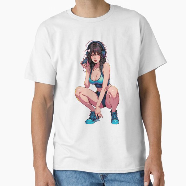cute gamer girl Classic T-Shirt