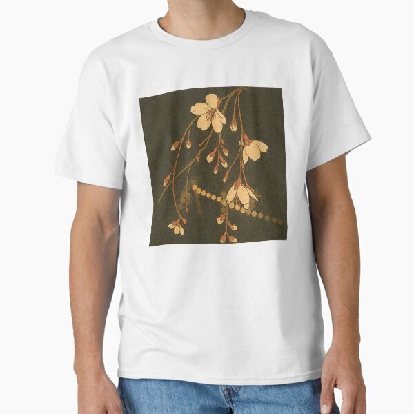 Sakura Blossom Branch | Retro Japanese Elegance - Delicate Spring Beauty Classic T-Shirt