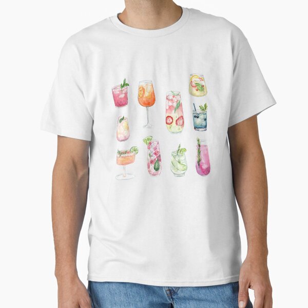 Fruity Cocktails Collage Classic T-Shirt