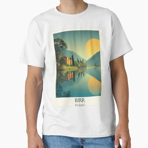 Birr Poster – Still Waters & Golden Light at Dusk Classic T-Shirt