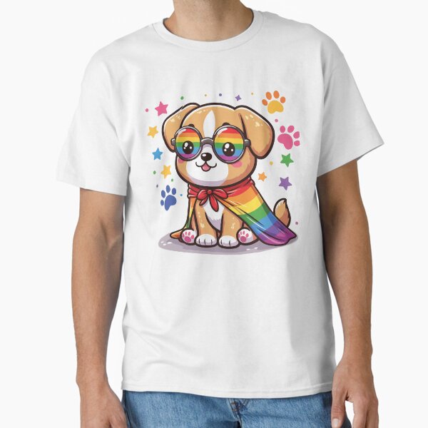 progressive pride dog Classic T-Shirt