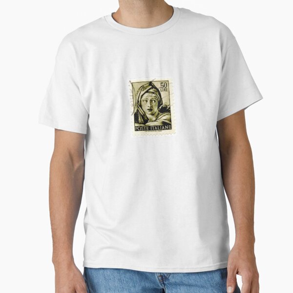 Italy Michelangelo Stamp 1961 Classic T-Shirt