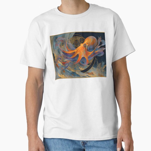 Gilded Depths: An Octopus Rhapsody Classic T-Shirt