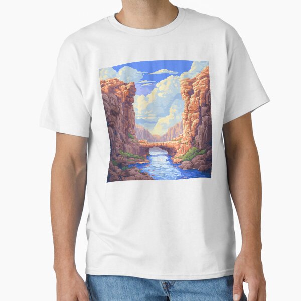 Canyon Spirits Pixel Path Classic T-Shirt