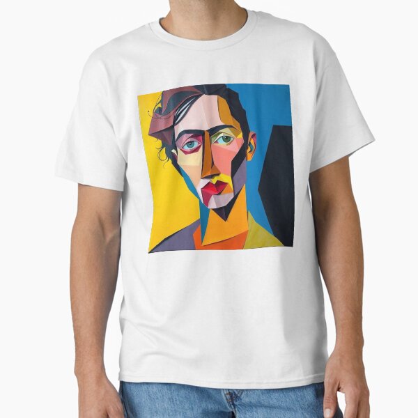 Retro 3D Pattern Classic T-Shirt