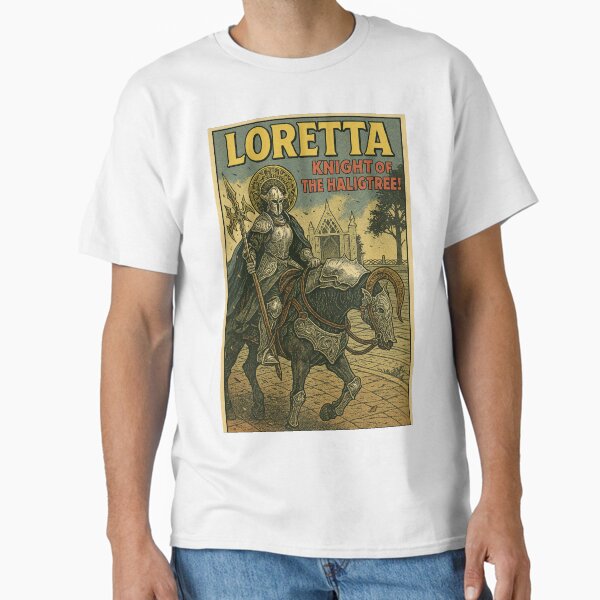Loretta: Knight of the Haligtree! Comic Book Cover Classic T-Shirt
