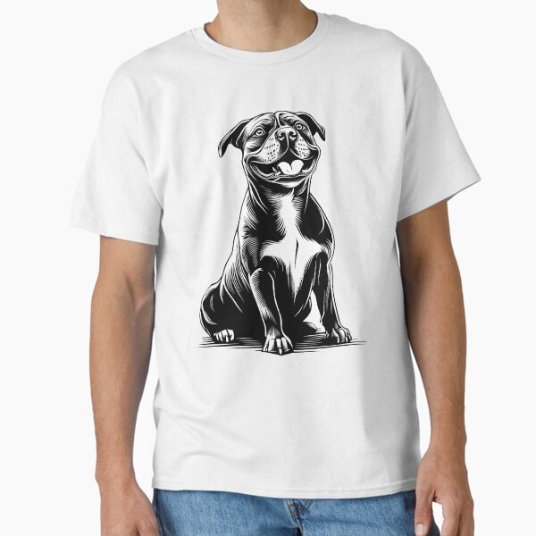 Staffordshire Bull Terrier Dog Classic T-Shirt