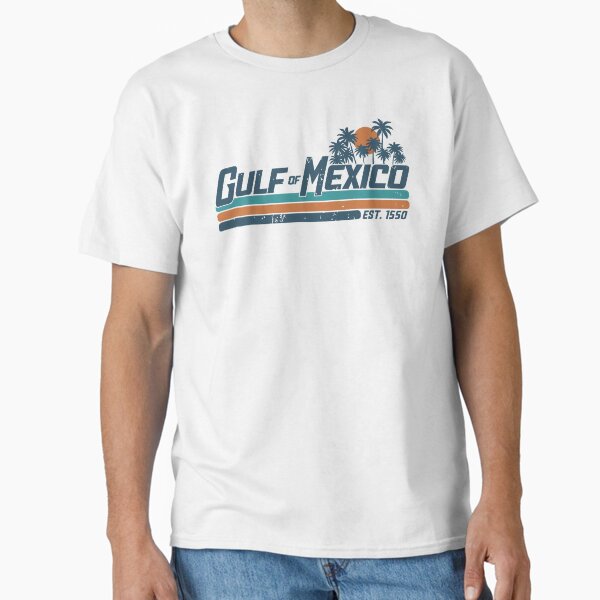 Gulf of Mexico Since 1550 Retro Vintage Beach Classic T-Shirt