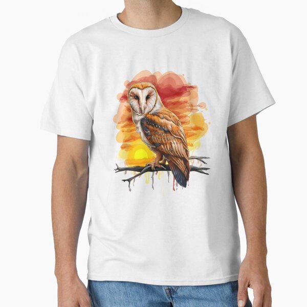 Barn owl twilight guardian Classic T-Shirt