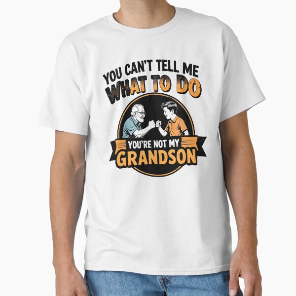 Funny Grandpa Shirt – Fist Bump Retro Vintage Tee for Retirement or Father’s Day Classic T-Shirt