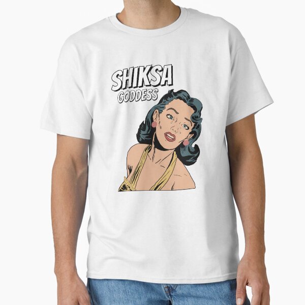 Shiksa Goddess Retro Comic Design Classic T-Shirt