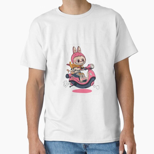 Labubu on bike  Classic T-Shirt
