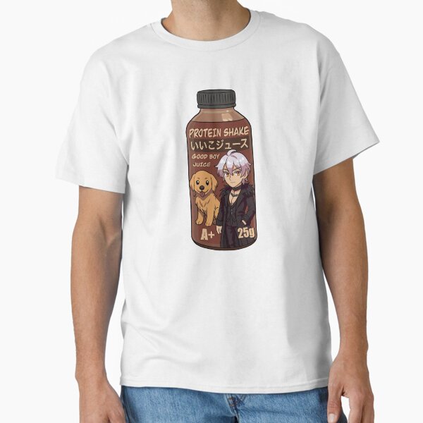 A+ Lord Aethelstan's (Ft. Bradley!) Good Boy Juice Protein Shake (Gatcha Vtuber Vending Machine Series) Classic T-Shirt