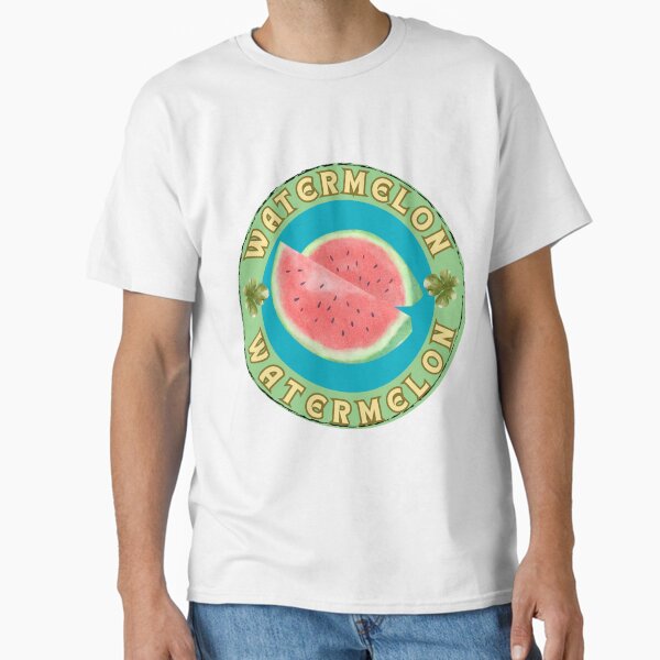 Aesthetic Watermelon Art – Retro Fruitcore Summer Classic T-Shirt