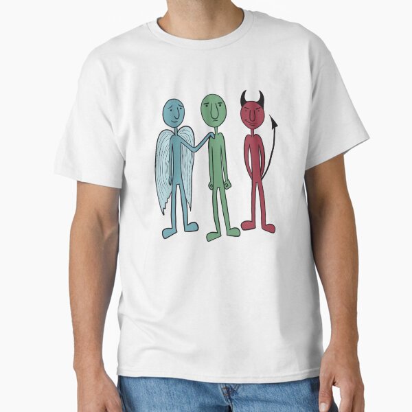 Angel and devil decision  Classic T-Shirt