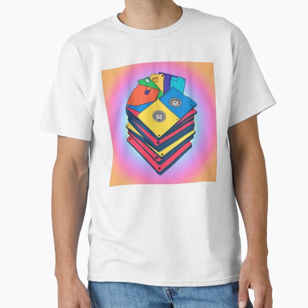 "Ctrl+Alt+Retro: Floppy Disk Frenzy" Classic T-Shirt