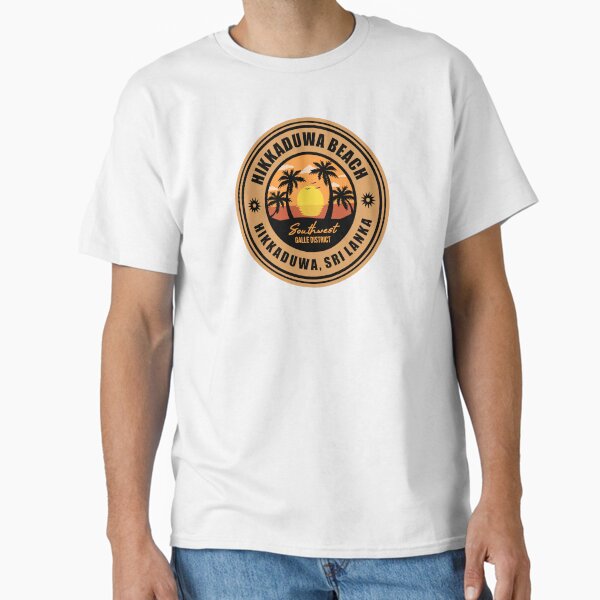 Hikkaduwa Beach Sri Lanka Surfing Classic T-Shirt