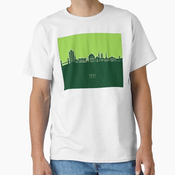 Troy New York Skyline Classic T-Shirt