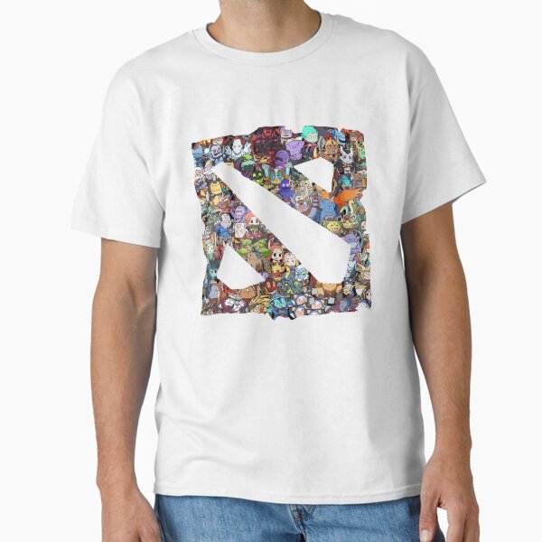 All heroes in Dota 2 Logo Classic T-Shirt