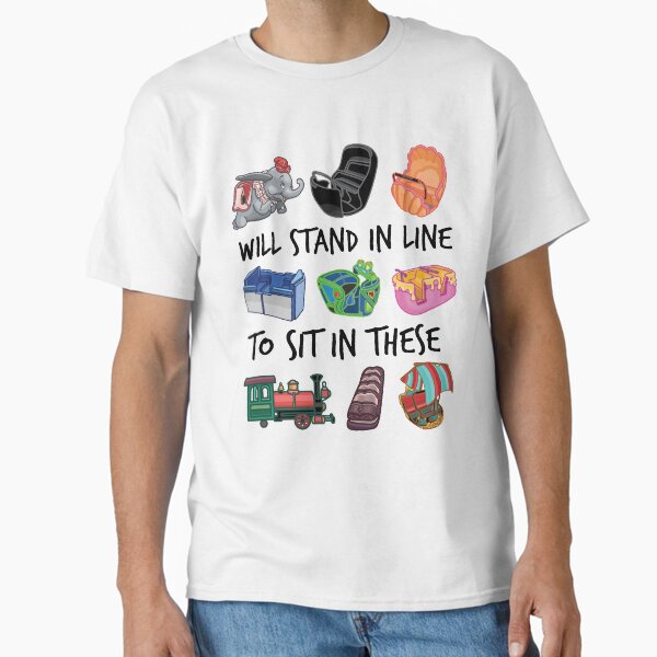 Ride Vehicles (with Caption) Classic T-Shirt