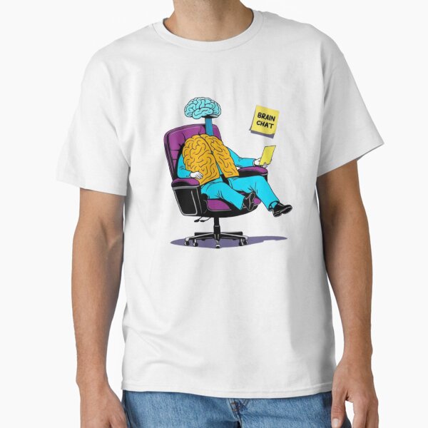 Relaxing Brain Having a Chat Break Classic T-Shirt