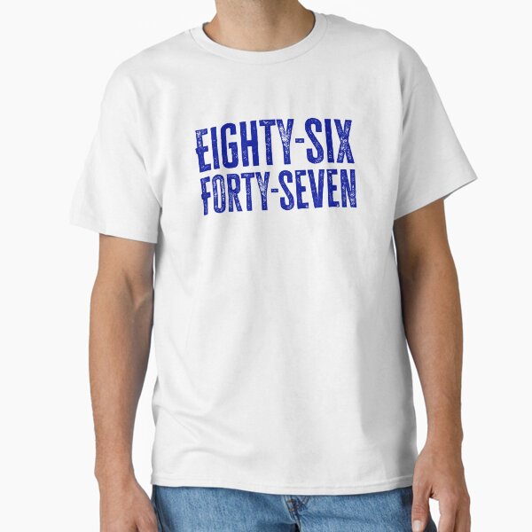 Eighty-six Forty-seven V2 - Royal Blue Classic T-Shirt