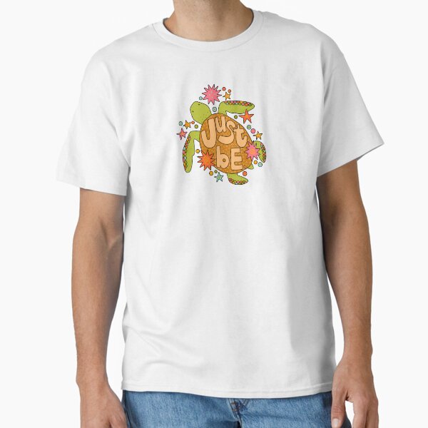 Just Be Abstract Sea Turtle Classic T-Shirt