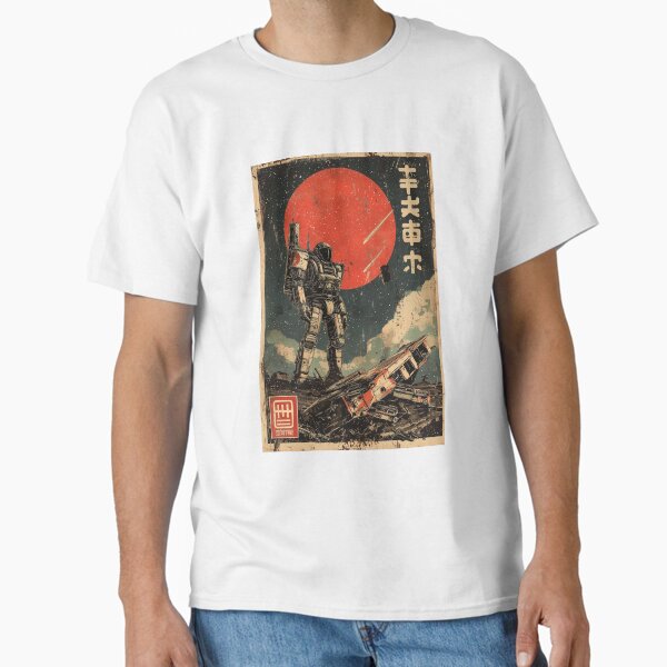 “Galaxy Ronin” — Space Mecha Adventure Retro Japanese Video Game Art Classic T-Shirt