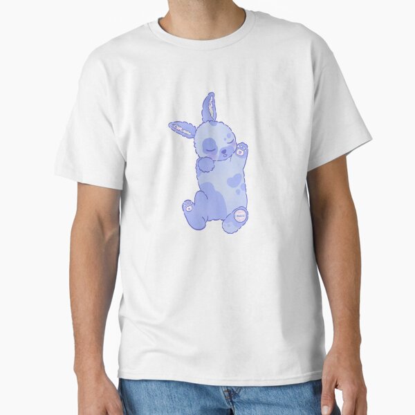 Sleepy Blueberry Bunny – Cute Pastel Kawaii Animal Art Classic T-Shirt