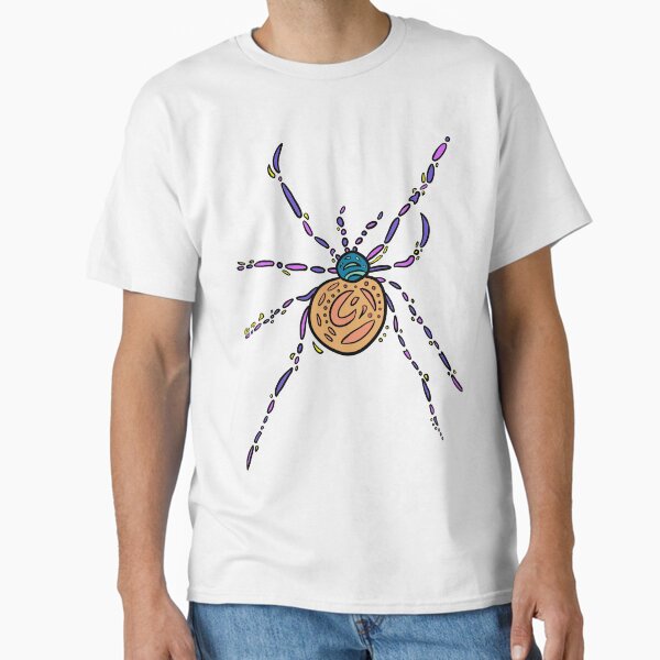 Colorful Cute Cartoon Spider Classic T-Shirt