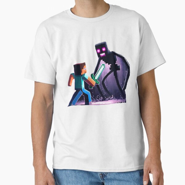 Steve vs Enderman Classic T-Shirt