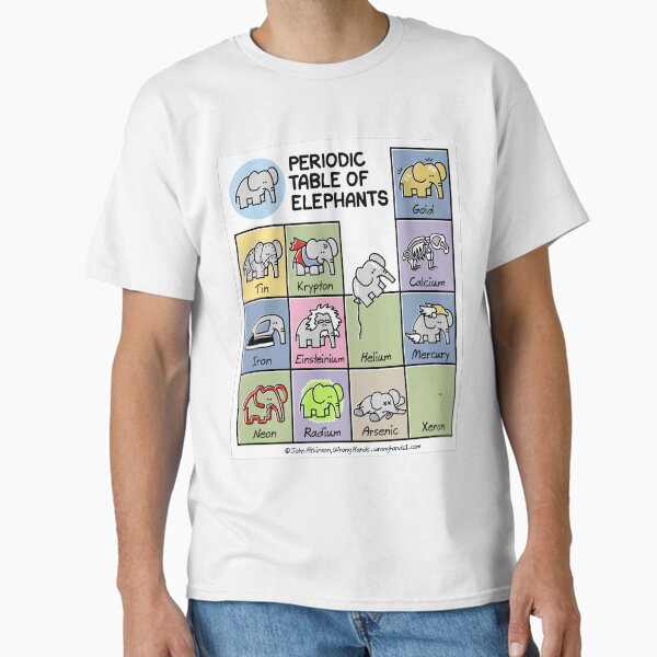 Periodic Table of Elephants Classic T-Shirt