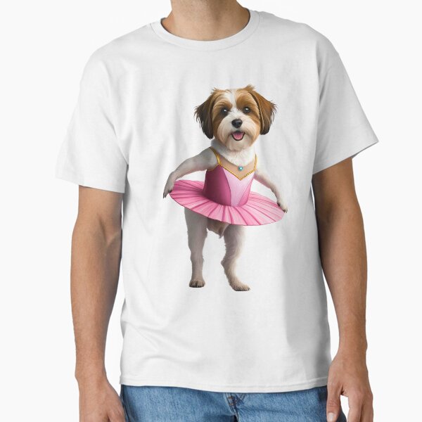 Adorable Maltipoo Ballerina | Cute Dog in Tutu Ballet Art Classic T-Shirt
