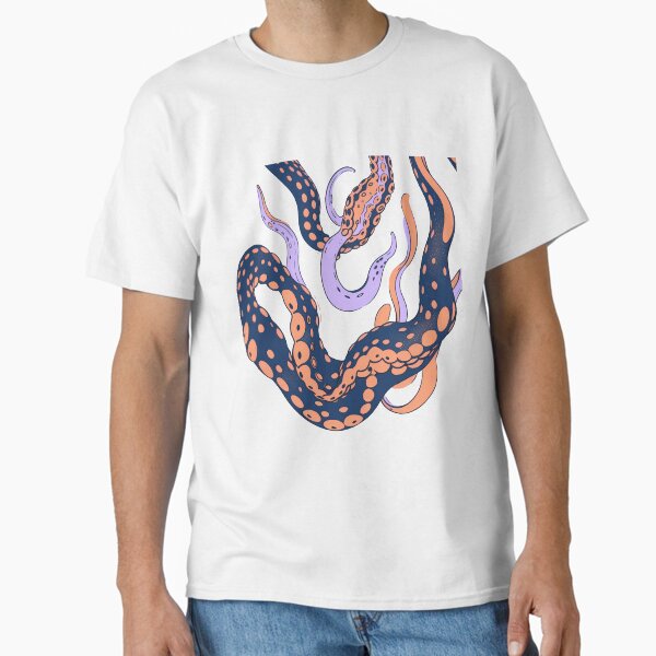 Octopus Whimsical Celebration Joyful Festive Characters Colorful Classic T-Shirt