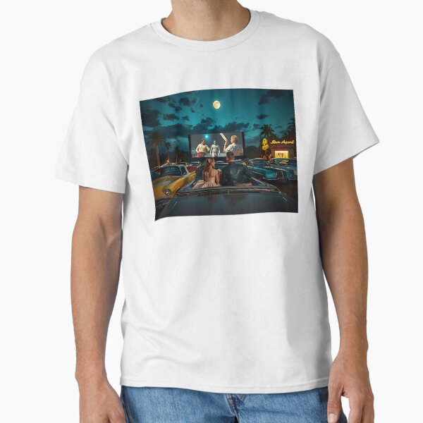 Drive-in cinema in summer, 1950s Classic T-Shirt