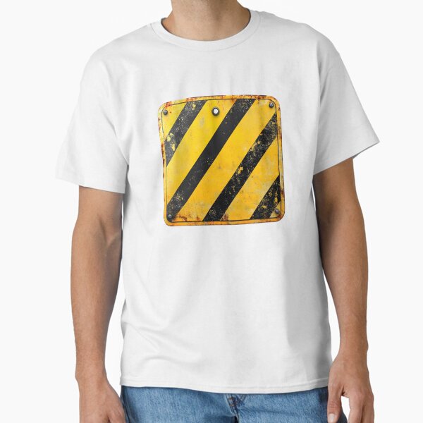 Print0012 - Tag it Your Way - Graffiti Tagger Blank - blank hazard signs, info labels, and industrial-style templates for Street Artists, Taggers, Bomberz • GRAFFITI BLANKS • Tag-Ready | Art-Ready Classic T-Shirt