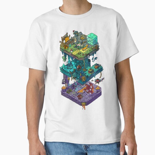 Dungeons and Isometric Dragons Classic T-Shirt