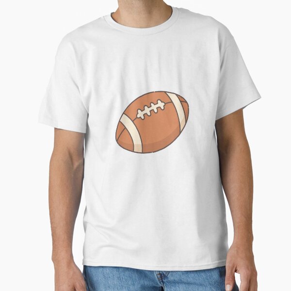 Cartoon American football (Rugby ball) Classic T-Shirt