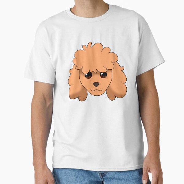 Pastel Orange Poodle Classic T-Shirt