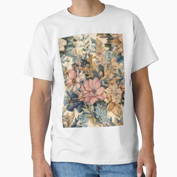 Vintage Overhead Bouquet Classic T-Shirt