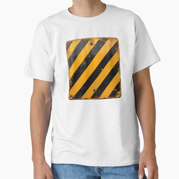 Print0007 - Tag it Your Way - Graffiti Tagger Blank - blank hazard signs, info labels, and industrial-style templates for Street Artists, Taggers, Bomberz • GRAFFITI BLANKS • Tag-Ready | Art-Ready Classic T-Shirt