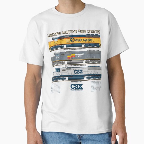 CSX SD50 LOCOMOTIVE SHIRT Classic T-Shirt
